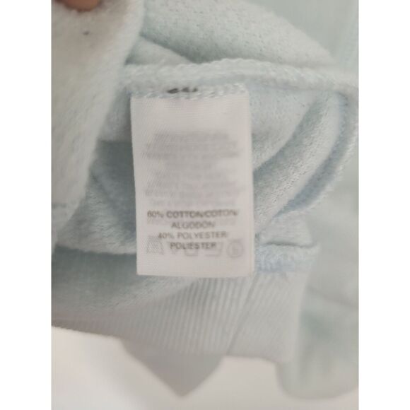 Victoria Secret Tunic Sweater SP Womens Light Blue 1/2 Sleeve Collarless Top - Picture 8 of 8